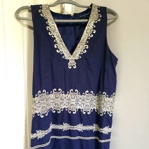 Mini navy blue dress